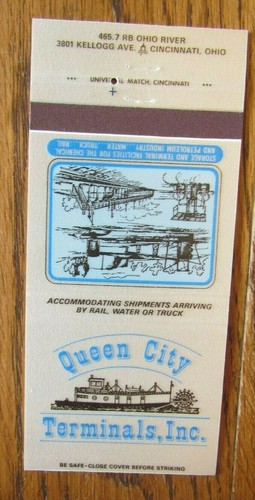 STEAMBOAT PADDLEWHEEL BOAT: QUEEN CITY TERMINALS (CINCINNATI, OHIO) -F22