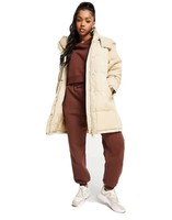 ASOS Pull and Bear Padded Puffer Coat Camel Size XS - BNWT NO HOOD ATTACHED