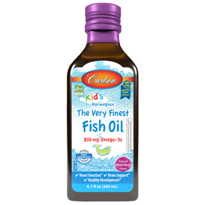 Carlson Labs Kid's The Very Finest Fish Oil 200ml - 4 Geschmacksoptionen