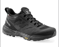 11 M Zamberlan 220 Anabasis GTX Low Hiking Shoe Gore-Tex Black - Made In Italy