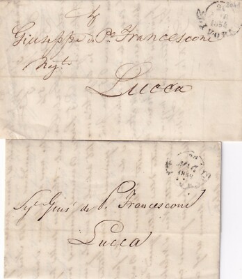 8884-GRAND DUCHY OF TUSCANY, 2 PREF., FROM LIVORNO TO LUCCA, F.lllI FUNARO E TONIETTI