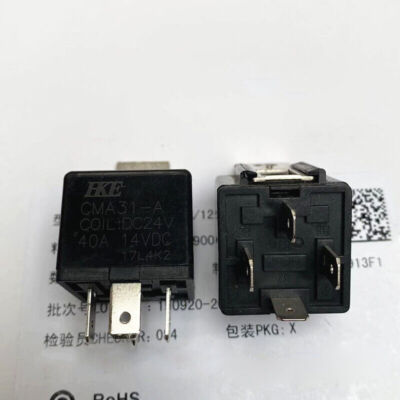 1pc HKE CMA31-A DC24V Power Relay 24VDC 4Pin 40A #A6-22