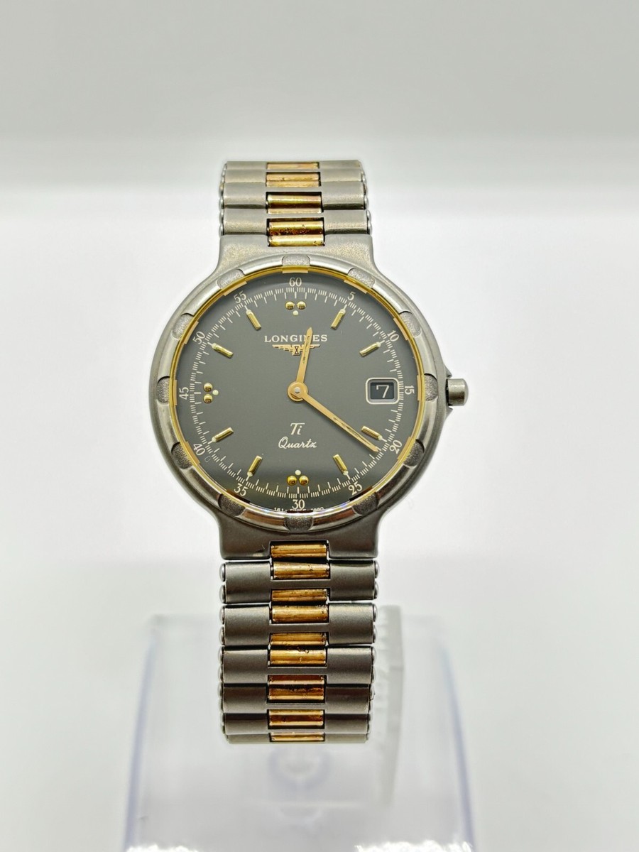 LONGINES Conquest クォーツ時計 ゴールド/シルバー Longines Conquest Men Women Unisex Quartz Vintage Silver