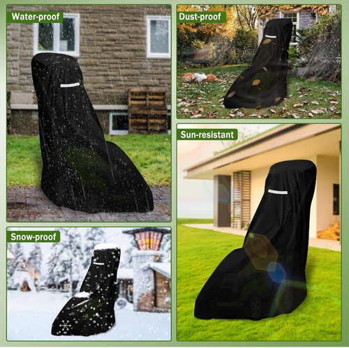 Rasenmäher Abdeckung Outdoor Wasserdicht UV Schutz Strapazierfähig Universal Passform - Bild 5 von 5