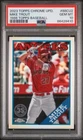 2023 TOPPS CHROME UPDATE 1988 TOPPS BASEBALL 88CU2 MIKE TROUT PSA 10