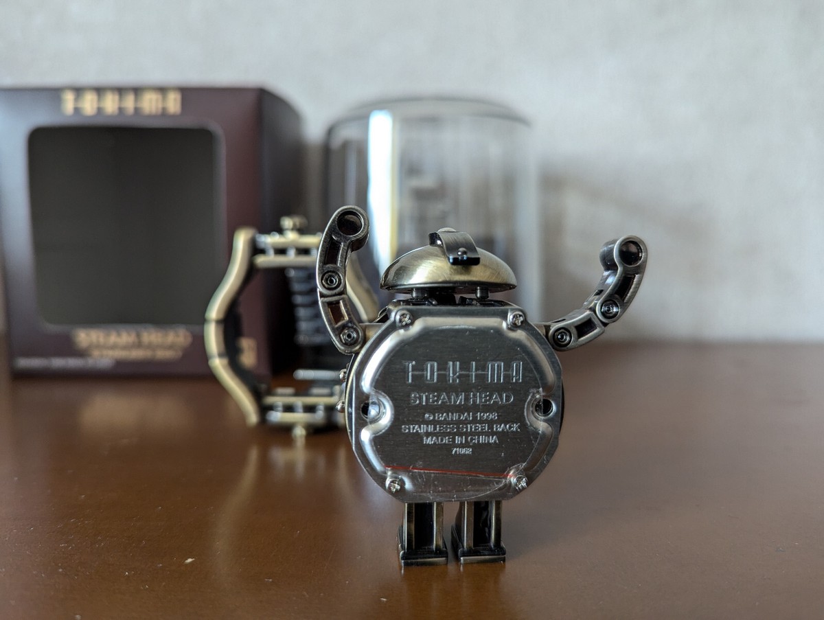 Bandai Tokima Steam Head watch wristwatch - Robo - 060224 Bandai Tokima Steam Head watch wristwatch - Robo - 060224