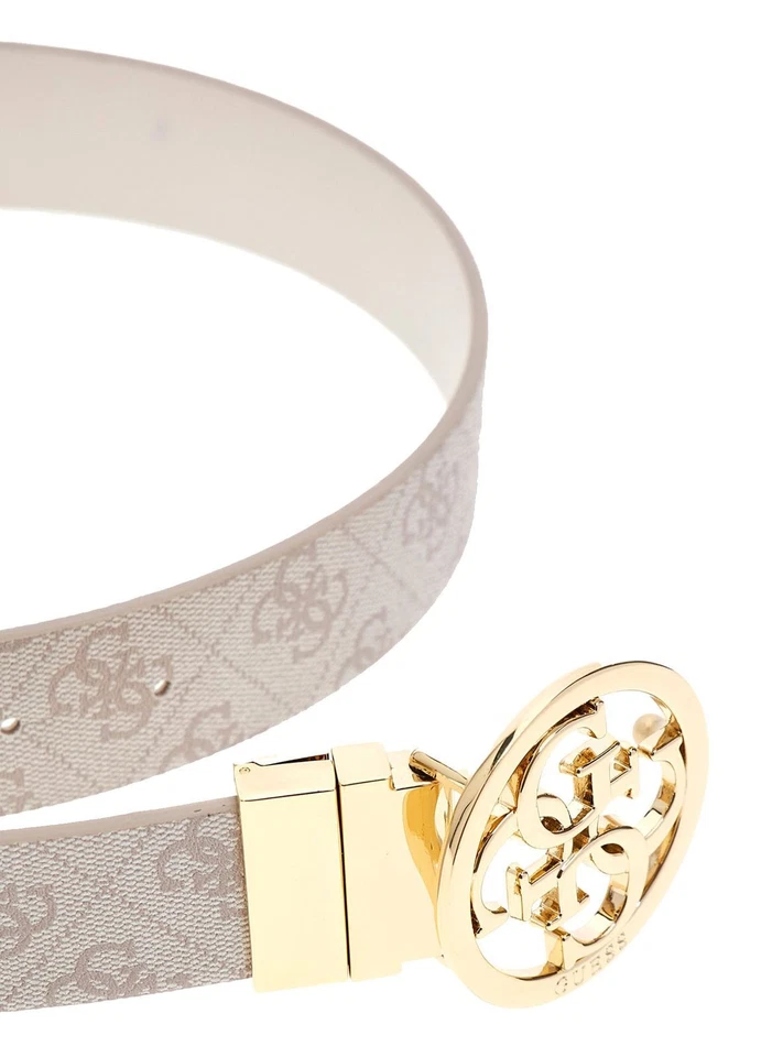 GUESS Noelle Nolana Belt W75 Gürtel Dove Logo creme altrosa Neu - Bild 2 von 3