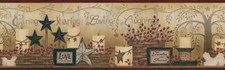 Wallpaper Border Americana Country Caring Can...