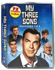 My Three Sons Seasons 1 & 2 DVD Set (12 Discs - 72 Episodes) *BRAND NEW/SEALED*