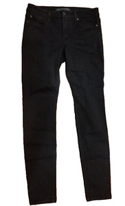 JOE'S JEAN WOMENS FLAWLESS THE ICON SKINNY MID RISE BLACK JEANS SIZE W 28 NICE!!