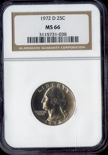 1993 D Washington Quarter NGC MS66 Auction