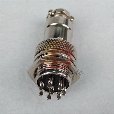 1PCS 8Pin Male Female Panel Chassis Harness AC-DC Power Connector Kit NEW *rr