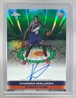 Khaman Maluach 2025 Topps Chrome #TAIR-KM Green Certified Auto Issue RC /99