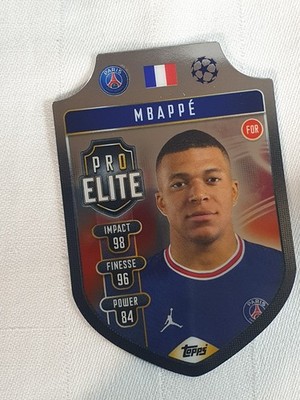Champions League 2021/2022  SH10  Kylian Mbappe Chrome Pro Elite Shield Die-Cut