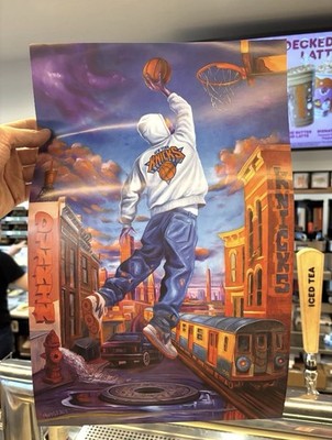Madsteez x Knicks x Dunkin Limited Edition 11/28 Promo Print