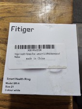 Fitiger Health Fitness Tracker Smart Ring Size 21 Fitiger SR-H Waterproof