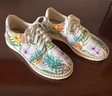 Free People Espadrille Sneakers 37 / US 6.5 Pineapple Jackson Tropical