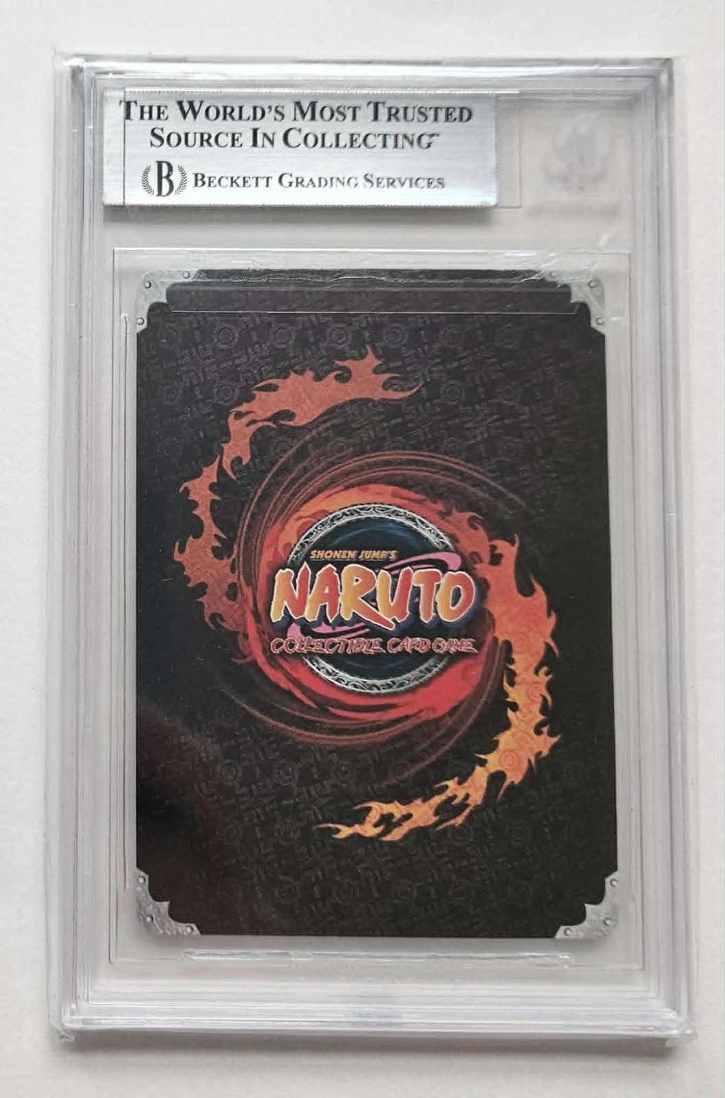 Sasuke Uchiha & Orochimaru BGS 9 Naruto CCG 1st Edition N550 Beckett Bandai 2009 view 3