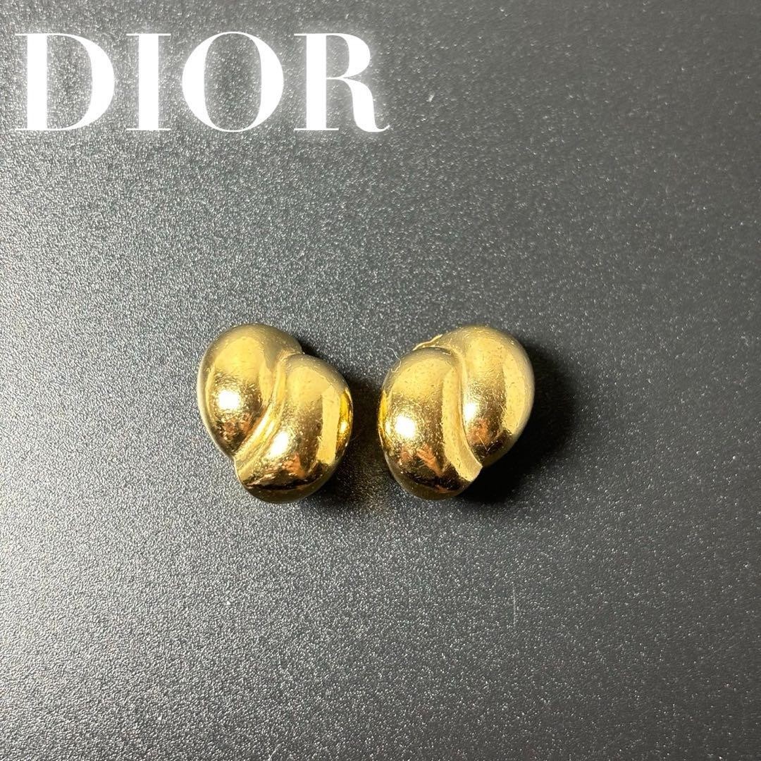 Dior Cocoon Gold Hoop Earrings Luxury Fashion Jewelry