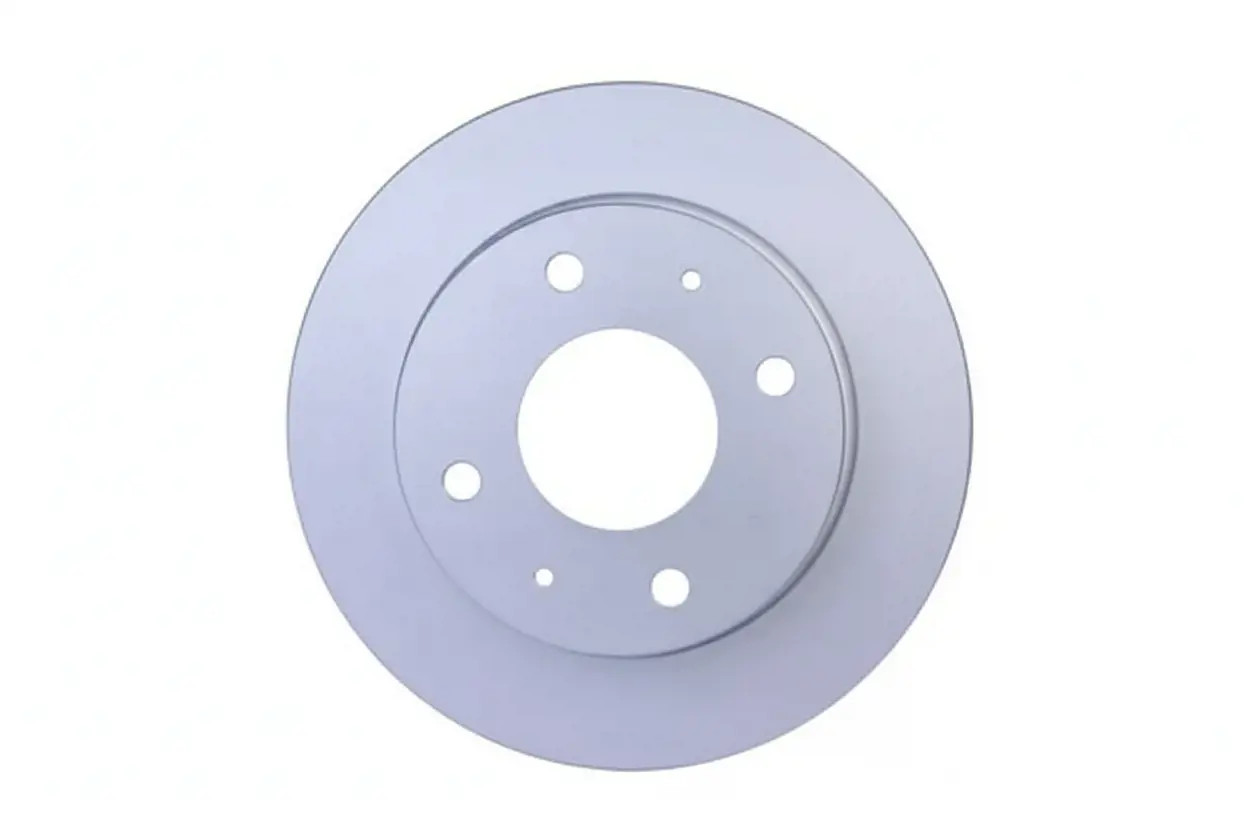 HELLA 8DD 355 111-531 Disco freno pieno, rivestito, senza bullone fissaggio ruota - Immagine 2