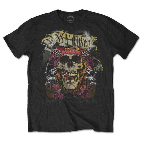 Deftones T-Shirt Ufficiale Static Skull - Nero, Taglia Small - Maglia In Cotone Morbido Unisex