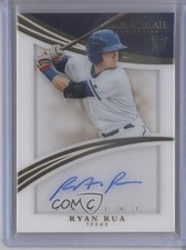 2015 Panini Immaculate Shadowbox Signatures 38/79 Ryan Rua #20 Auto 0g4