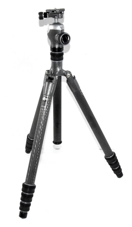 Gitzo GT2545T Traveler Series 2 4-Section Carbon Fiber Tripod with GH1382QD Cent - Image 4 of 4