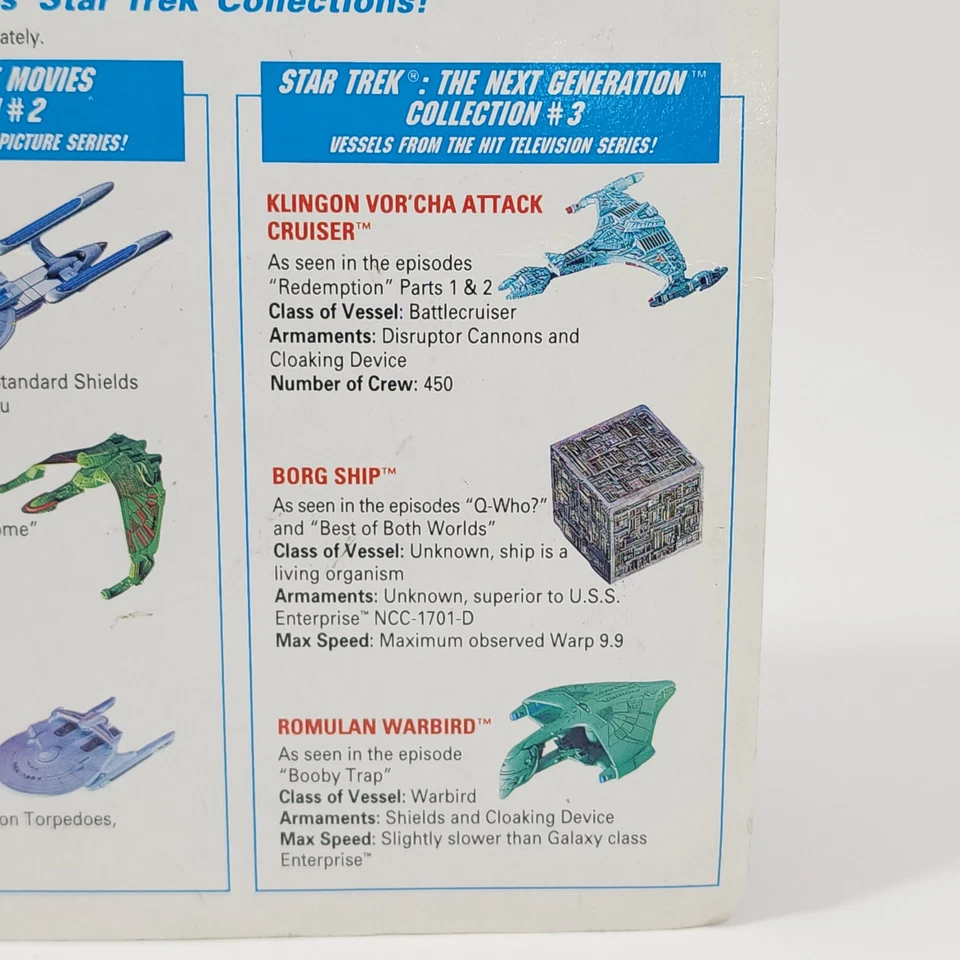 Micro Máquinas Star Trek La Próxima Generación USS Enterprise Klingon #3 65825 Foto 4 de 4