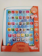 Toymazing Learning Tablet Blue English Speaking Ages 18 Months Baby Toy NEW