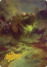 The Gitrog Monster Art Card (Gold Signature) NM52 Art Series: BLB REG
