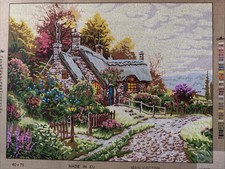 Printed needlepoint Tapestry Cottage Canvas Only 60x75 Cm Gobelin L