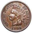 1906 Indian Head Cent XF EXTRA FINE 4 DIAMONDS (C233)