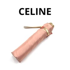CELINE C Macadam Folding Umbrella Pink
