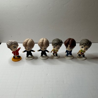K Pop Chibi Figures Set of 6 Anime Style Collectible Figurines