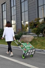 120kg Heavy Duty Folding Sack Truck Industrial Hand Trolley Warehouse Car Cart