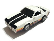 TYCO HP7 '82 Chevy Camaro Z-28 6920 White/Red/Orange HO Slot Car Near Mint 