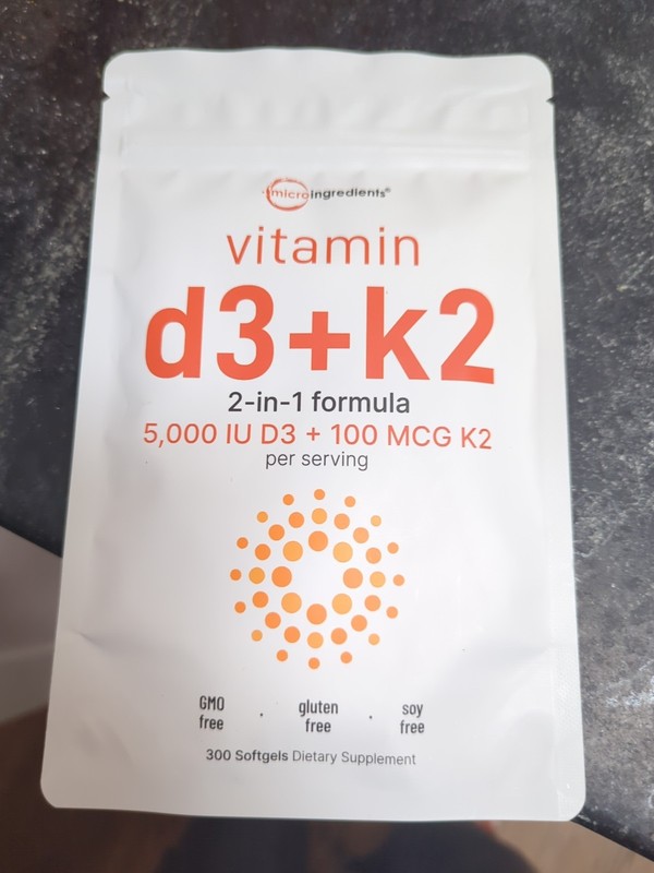 Vitamin D3 K2 Softgel Capsules