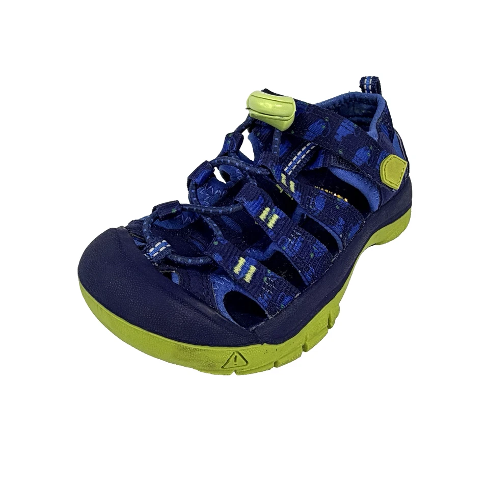 Niños Jóvenes Keen Sandalias Newport H2 Zapatos Impermeables Azul Verde Lima Talla 10 Foto 2 de 4