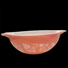 Vintage PYREX Pink Gooseberry Cinderella Bowl #442 1.5 Qt 1957-1966 USA