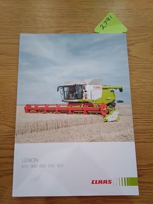 Claas Lexion Mähdrescher 670 660 650 630 620 Verkaufsprospekt