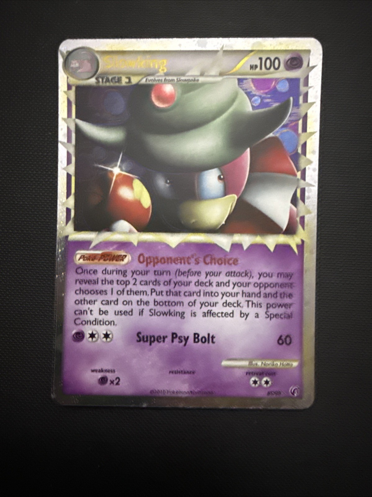 Slowking 85/90 HGSS Undaunted Ultra Rare Pokemon Card