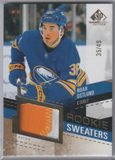 Noah Ostlund 2025-26 SP Game Used Rookie Sweaters Patch #/49