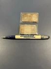 Engelhard .999 Fine Silver Bars 1 oz Each (2)  + Vintage Englehard mech pencil