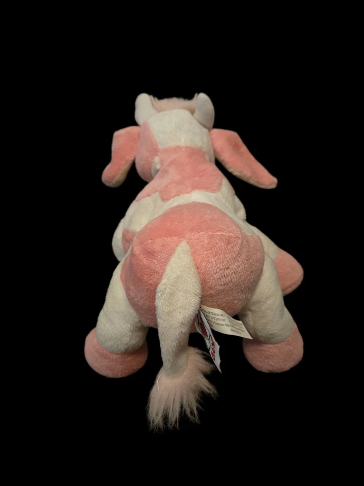 Ganz Webkinz Strawberry Pink Cow Plush HM500 Stuffed Animal 10" RARE No Code - Image 4 of 4