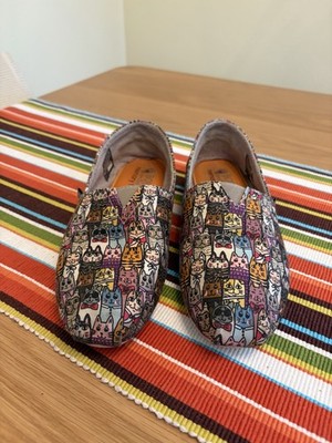 Bobs for Cats Skechers Cat Print Slide On Slip On Memory Foam Shoes 7.5