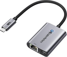 Image of Cable Matters USB C to 5GbE Ethernet Adapter with 140W PD Charging for MacBook