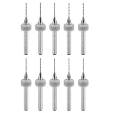 0.8mm Tungsten Carbide CNC Engraving Print Circuit Board PCB Drill Bits 10Pcs