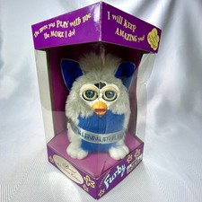 Vintage FURBY Special Millennium Edition Gray/Blue Tiger 70-894 NIB/Sealed 1999