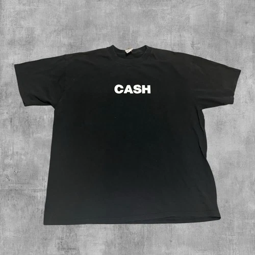 Vintage Johnny Cash American IV The Man Comes Around Black P 2000s vintage concert t-shirt, vintage, size XL, single stitch, B+ condition
