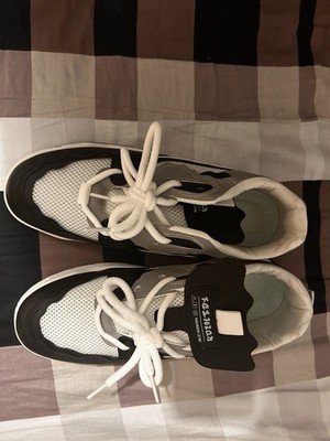 Stylische Herren Sneaker   Unbranded   Schwarz/Weiß/Grau   Größe